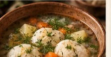 Калья с рыбными кнелями